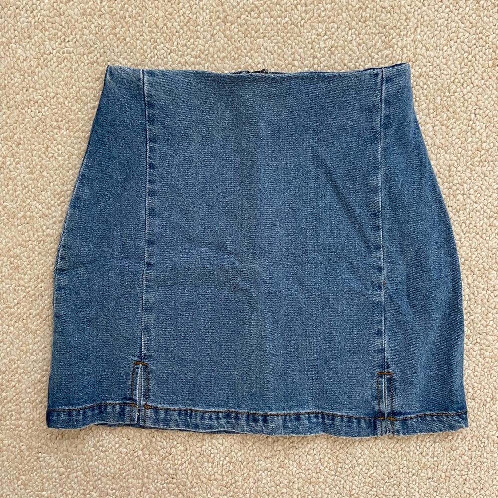 Brandy Melville Denim Miniskirt